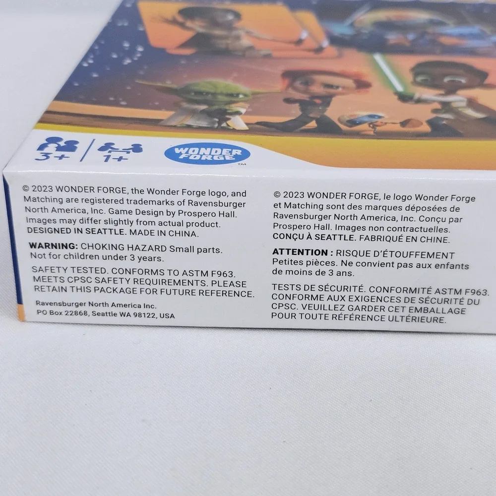Star Wars Young Jedi Adventures Matching Game Wonder Forge '23 Memory New Sealed